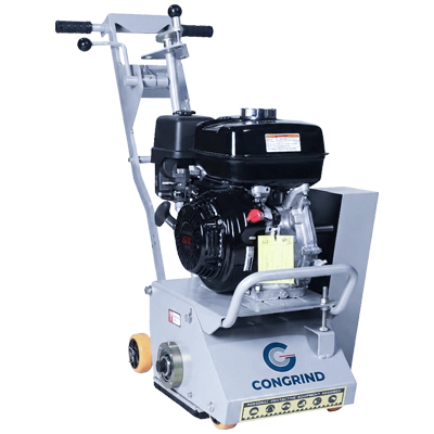 Congrind S-Series 8-inch heavy-duty concrete scarifier with 100% interchangeable drum and cutter system.